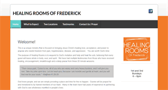 Desktop Screenshot of healingroomsoffrederick.com